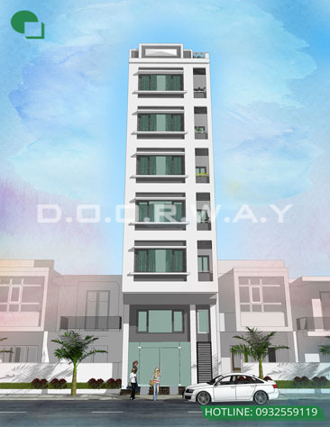 Tổng hợp 12 mẫu thiết kế nhà đẹp mặt tiền 5m cho năm 2019 by kiến trúc Doorway 04