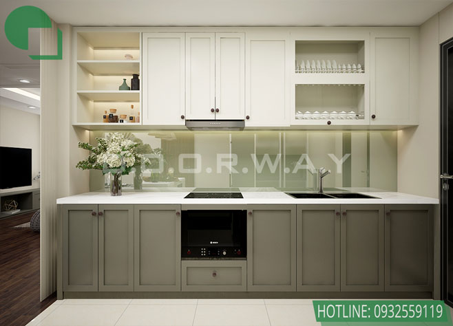Tìm đơn vị thiết kế thi công nội thất nhà đẹp 2019 by kiến trúc Doorway, mẫu thiết kế phòng bếp