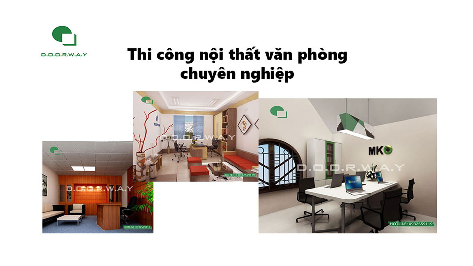 Ảnh tiêu biểu-Dịch vụ thi công nội thất văn phòng hiện đại chuyên nghiệp