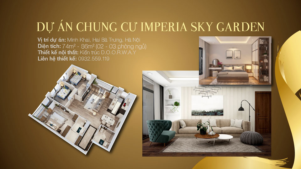 Ảnh tiêu biểu- Gợi ý thiết kế chung cư Imperia Sky Garden 423 Minh Khai