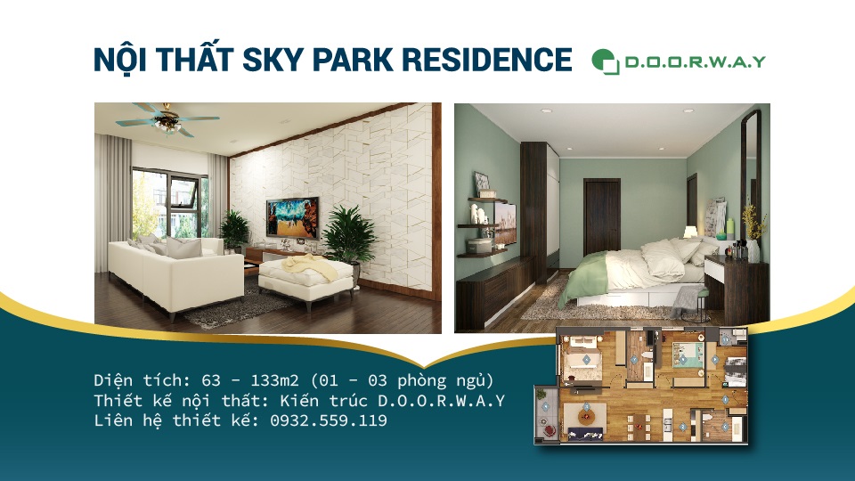 Ảnh tiêu biểu- Tổng hợp thiết kế chung cư Sky Park Residence - Nội thất đẹp