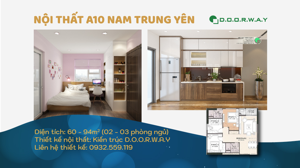 Ảnh tiêu biểu- Tổng hợp thiết kế nội thất căn hộ A10 Nam Trung Yên (New 2019)