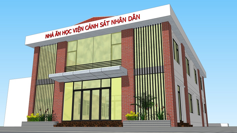 Ảnh tiêu biểu- Kiến trúc DOORWAY thiết kế nhà ăn Học Viện Cảnh Sát