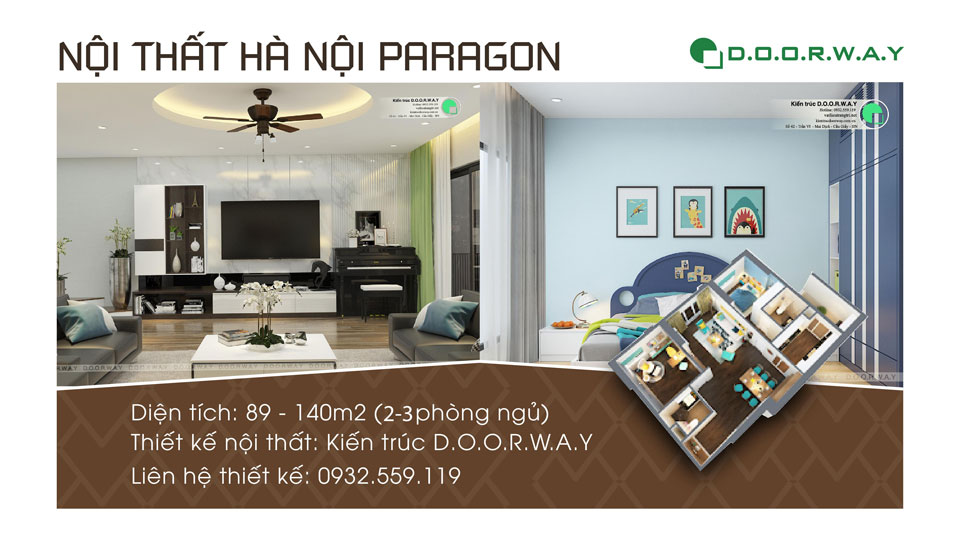 Ảnh tiêu biểu- Tổng hợp thiết kế nội thất căn hộ Hà Nội Paragon - 2019