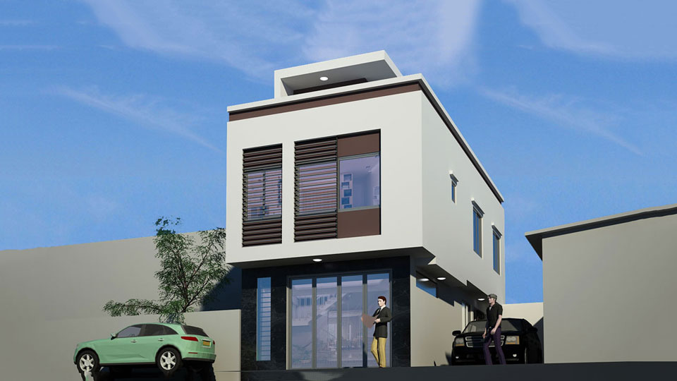 Ảnh tiêu biểu- Thiết kế nhà phố 30m2 2 tầng - giải pháp cho nhà có diện tích nhỏ