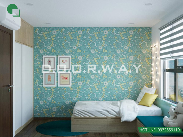 (6)Thiết kế chung cư 2 phòng ngủ phong cách trẻ trung