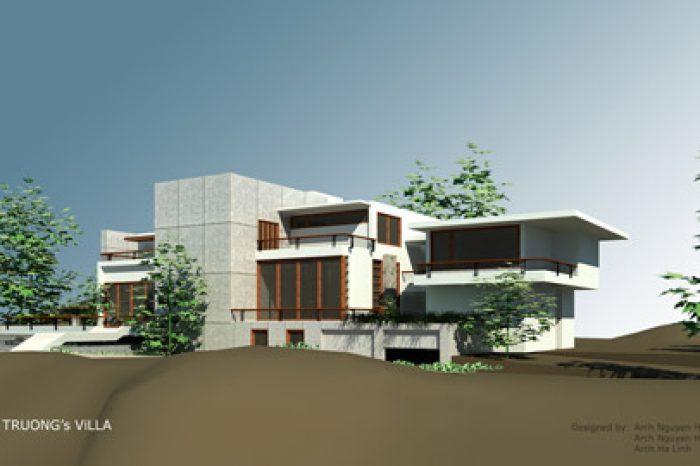 Thiết kế biệt thự 500m2 đẹp hiện đại - Biệt thự nghỉ dưỡng tại Huế by kiến trúc Doorway ảnh tiêu biểu