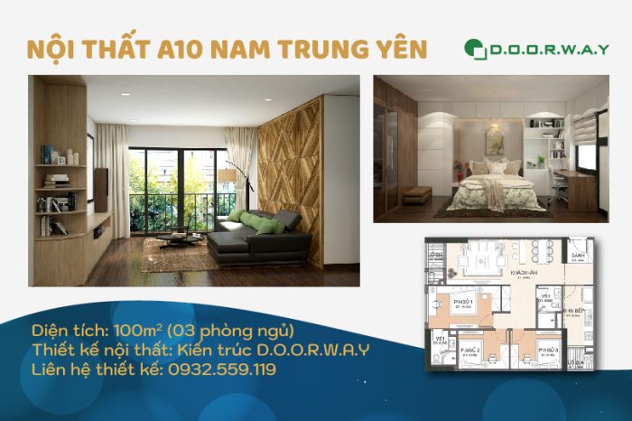 Ảnh tiêu biểu- Không gian nội thất căn 100m2 A10 Nam Trung Yên đẹp hiện đại