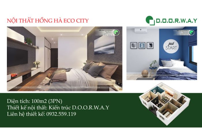 Ảnh tiêu biểu- Vẻ đẹp của mẫu nội thất căn 100m2 Hồng Hà Eco Ecity