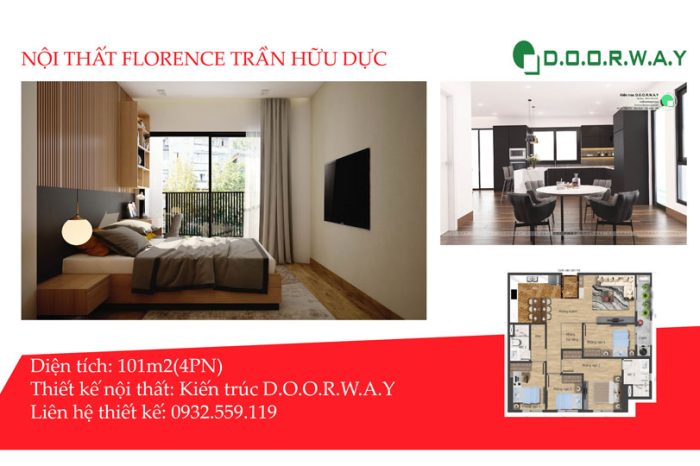 Ảnh tiêu biểu- Ấn tượng với thiết kế nội thất căn 101m2 Florence