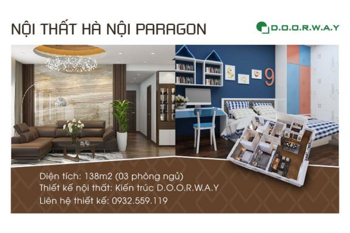 Anhtieubieu- 6 mẫu phòng nên thiết kế trong nội thất căn 138m2 Hà Nội Paragon