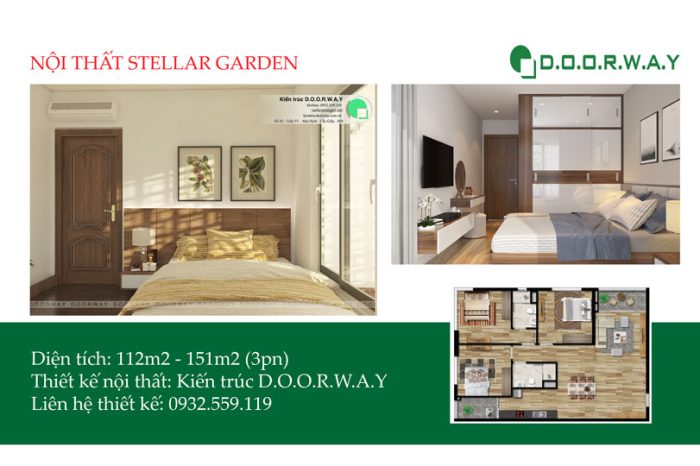 Ảnh tiêu biểu- Khám phá ngay mẫu nội thất căn 3 phòng ngủ Stellar Garden