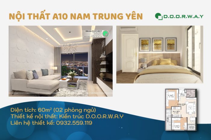 Ảnh tiêu biểu- Mẫu thiết kế nội thất căn 60m2 A10 Nam Trung Yên - Căn hộ đẹp 2019