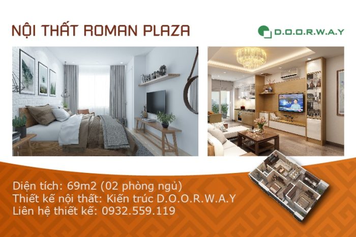 Ảnh tiêu biểu- Gợi ý mẫu nội thất căn 69m2 Roman Plaza cho gia đình trẻ