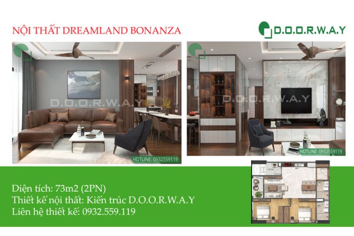 Ảnh tiêu biểu- Khám phá thiết kế nội thất căn 73m2 Dreamland Bonanza