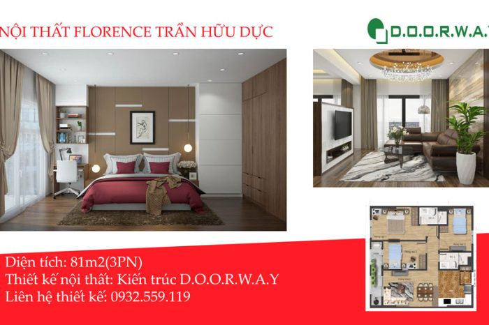 Ảnh tiêu biểu- Thiết kế nội thất căn 81m2 Florence với 3 phòng ngủ đẹp