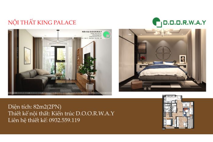 Ảnh tiêu biểu- [HOT] Thiết kế nội thất căn 82m2 King Palace đẹp mê mẩn