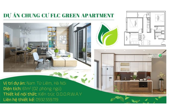 Ảnh tiêu biểu- [2019] Xem mẫu thiết kế căn hộ 61m2 FLC Green Apartment - Nội thất đẹp