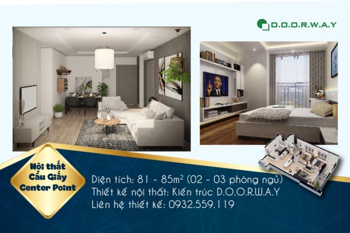 Ảnh tiêu biểu-[Mẫu nội thất] thiết kế căn hộ chung cư 110 Cầu Giấy Center Point