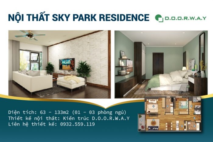 Ảnh tiêu biểu- Tổng hợp thiết kế chung cư Sky Park Residence - Nội thất đẹp