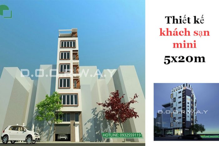 Ảnh tiêu biểu 1 - Tư vấn thiết kế khách sạn mini 5x20 hiện đại tiện nghi thu hút khách du lịch