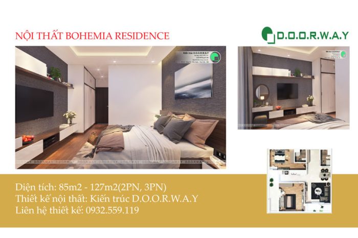 Ảnh tiêu biểu- Ngắm thiết kế nội thất căn hộ Bohemia Residence