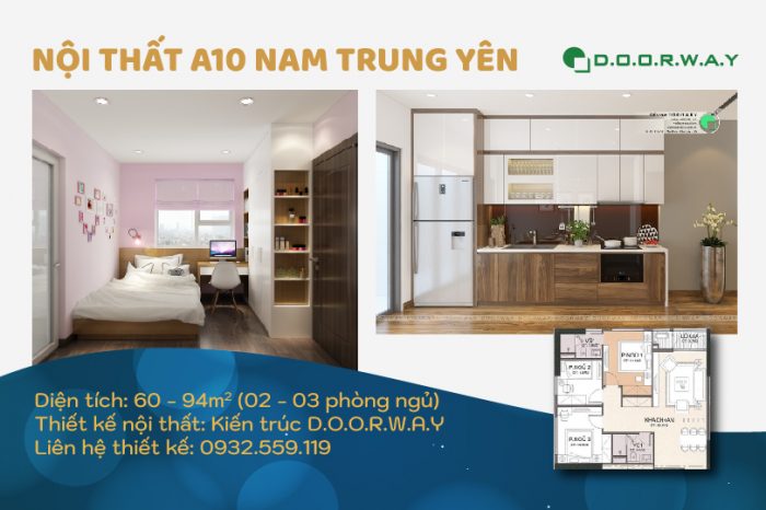 Ảnh tiêu biểu- Tổng hợp thiết kế nội thất căn hộ A10 Nam Trung Yên (New 2019)