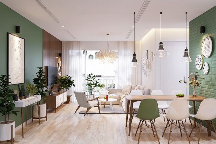 Ảnh tiêu biểu- Cận cảnh thiết kế nội thất chung cư 70m2 phong cách hiện đại