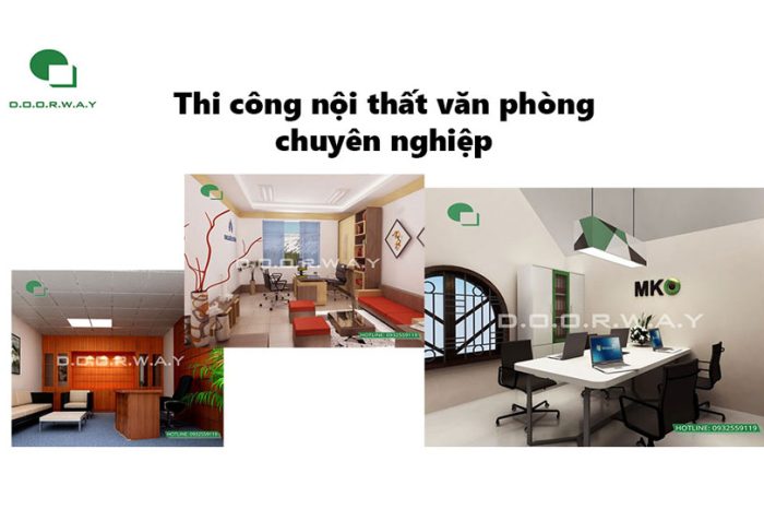 Ảnh tiêu biểu-Dịch vụ thi công nội thất văn phòng hiện đại chuyên nghiệp