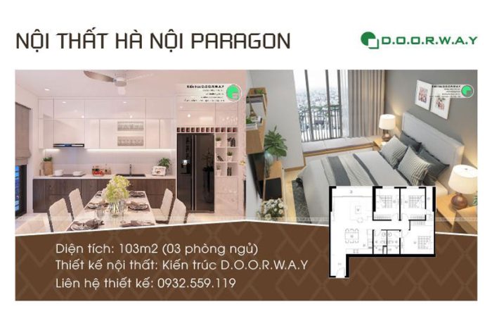 ảnh tiêu biểu-nội thất căn hộ 103m2 Hà Nội Paragon