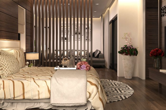 Anhtieubieu- Cách thiết kế nội thất phòng ngủ 25m2 đổi tài vận cho chủ nhà