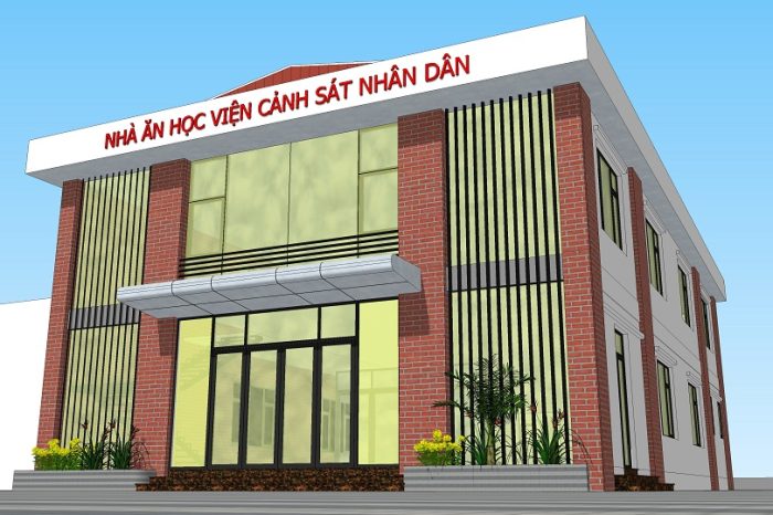 Ảnh tiêu biểu- Kiến trúc DOORWAY thiết kế nhà ăn Học Viện Cảnh Sát